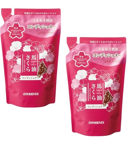 Amazon | フェニックス 馬油さくらコンディショナー 500ml